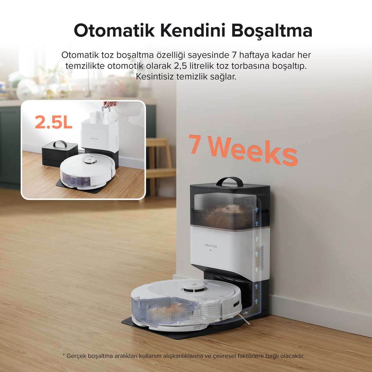 Roborock Q8 Max+ Robot Süpürge | Roborock Türkiye Resmi Sitesi